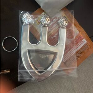 Silver Metal Trident Bottle Opener